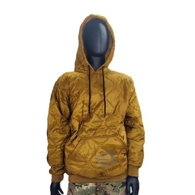 China Custom Made Men Anti-wrinkle Casual Woobie With Logo Waterproof Khaki Pullover Hoodies for sale