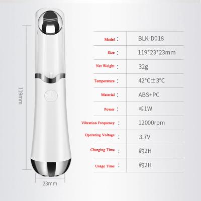 China Rechargeable Portable High Frequency Massager Relaxation Eye Wrinkle Remover Vibration Beauty Pen Home Care for sale