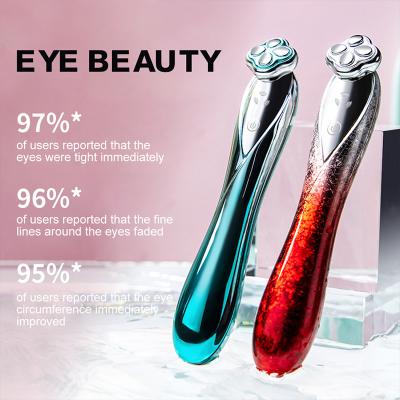 China Multifunctional Beauty Stick Wrinkle Remover Personal Care Radio Frequency Electric Heated Wrinkle Removal Eye Massager Device for sale