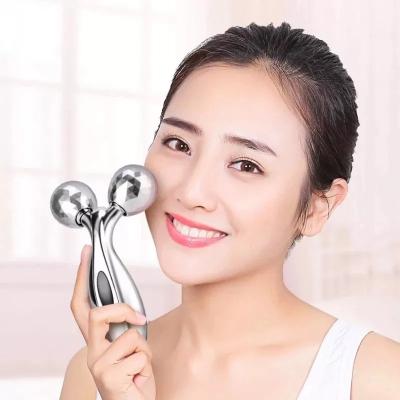 China Wrinkle Remover Masajeador 2022 Facial 360 Rotate Anti Wrinkle Peel Tightening Slimming Lift Firming 3D Face Massager Roller for sale