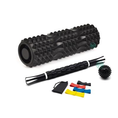 China Best Eco Friendly Hollow EVA Foam Roller Spike For Rehabilitation Training Exercise With Cap for sale