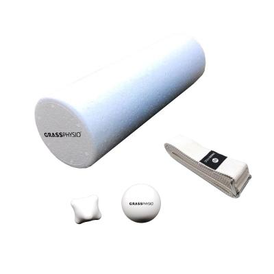 China White SMR Therapy PPE Foam Roller Set Mobility Set Yoga Exerise Set For Myofascial Release for sale