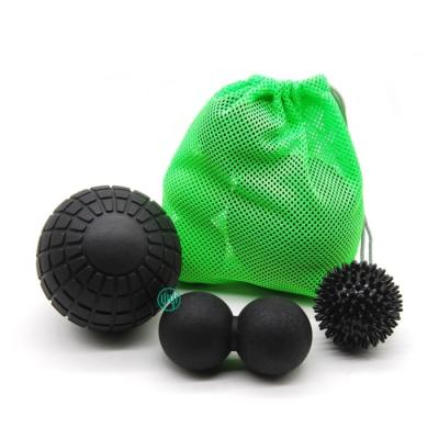 China Eco-Friendly Hand Massage Ball Hexagonal Silicone Ball Massager Custom for sale