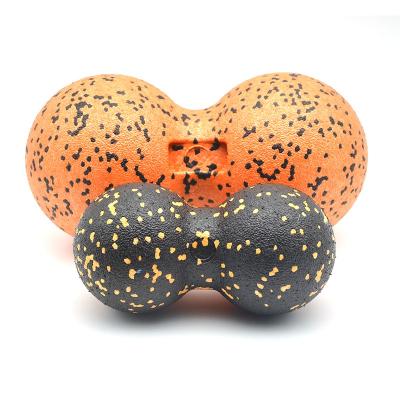 China Eco Friendly Peanut Massage Ball PPE Double Lacrosse Ball Peanut Ball for sale