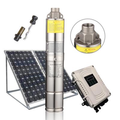 China Other high quality 270w dc submersible screw high head 100m solar pump for washing well water solar deep pump in south africa for sale