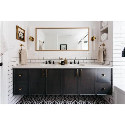 China Hangzhou 2021 Modern Vermont Customized Modern Minimalist Plywood Lacquer Painted Bathroom Vanity for sale