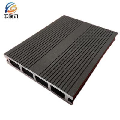 China Customized modern waterproof building material wpc decking wall panel wpc flooring Panama for sale