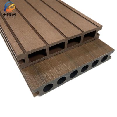 China Modern hot outdoor wpc decking panel wall panel wpc decking Panama home decoration sale garden diy garden decking office for sale