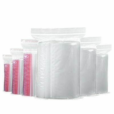 China Recyclable Custom Printed Dust Proof Storage Package Self Sealing Transparent Zip Bags Plastic Packaging Pe Bags for sale