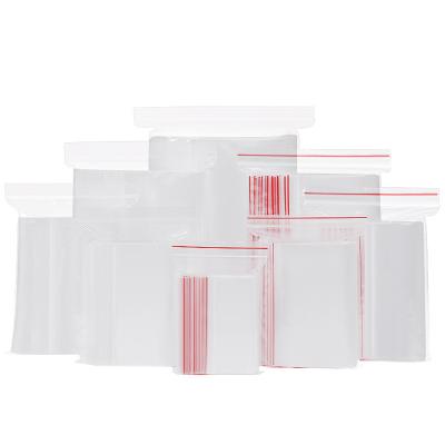 China Recyclable In Stock Pe Plastic Packing Bags Ziplock Sealing Bag,Waterproof Food Grade Plastic Pouch for sale