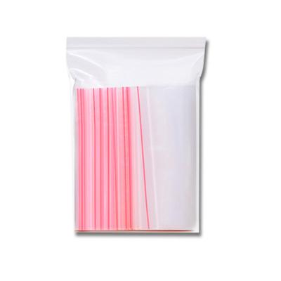 China Recyclable Clear Custom Mini Zipper Pe Poly Packaging Bag Plastic Self Seal Manufacturer for sale