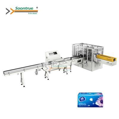 China Soontrue ZB302A Single Wapper System Multifunctional Packaging Machinery Facial Tissue Packing Machine for sale