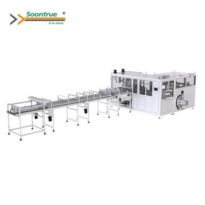 China ZB680HN facial tissue bundler machine factory automatic feeding facial tissue bundle packing machine for sale