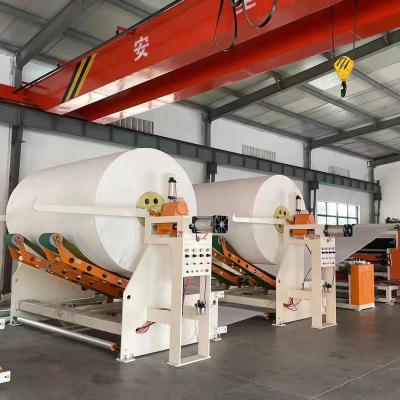 China Building Material Shops Fully Automatic Soonture Toilet / Tissue Paper Rewinding Machine for sale