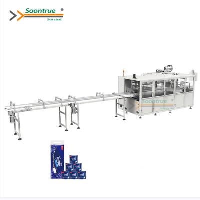 China Soontrue Toilet Paper Production Line PE Bag Making Machine for sale