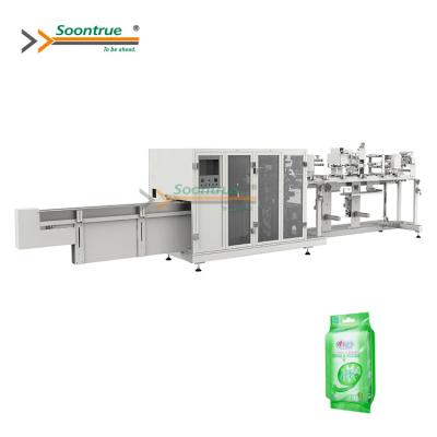 China Soontrue ZB800S Automatic Wet Tissue Factory Wipes Wet Tissue Packing Machine for sale