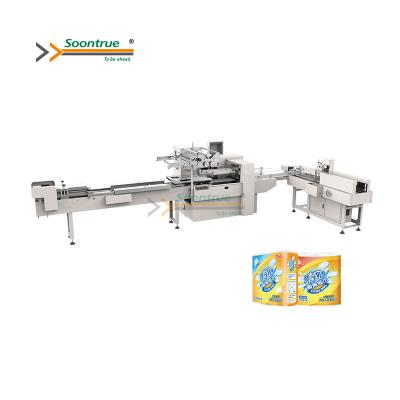 China Automatic Tissue Roll Packing Machine High Efficiency Multifunction Paper Wrapping Paper Machine for sale