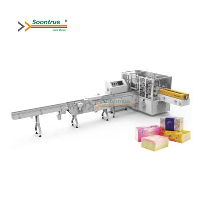 China Facial Tissue Facial Tissue Packaging Efficient Automatic Multifunctional Packaging Machinery for sale