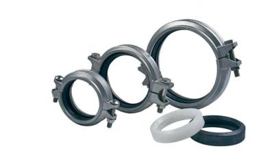 China Professional Stainless Steel Grooved Pipe Clamps ISO 9001 Certificate for sale