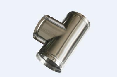 China Round Head Grooved End Pipe Fittings Equal Shaped Grooved Tee DN125-DN300 Size for sale