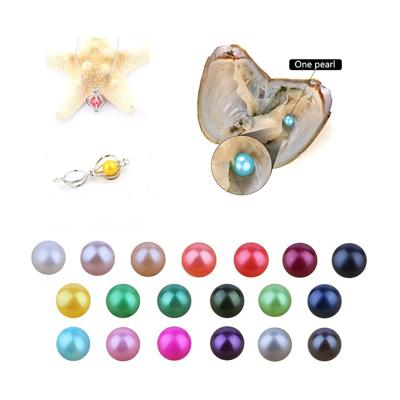 China 2021 DIY Oyster Round Pearl 6-7mm 27 Mix Color Natural Loose Freshwater Pearl DIY Gift Decorations Vacuum Packing Free Shipping for sale