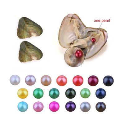 China DIY Round Oyster Pearl 6-7mm 27 Mix Color Natural Pearl Freshwater Pearl DIY Gift Jewelry Decorations Vacuum Packing Wholesale for sale