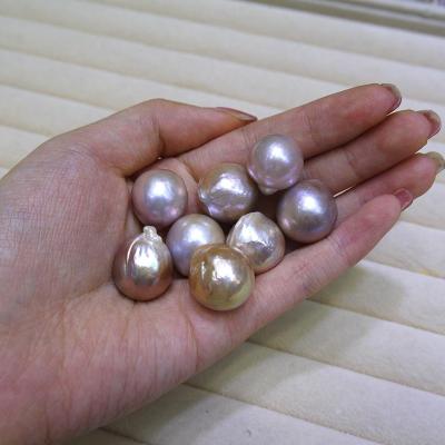 China New DIY 9-12mm Uncommon Yellow Purple Baroque Natural Pearl Loose Beads DIY Big Beads Bead Accessories for sale