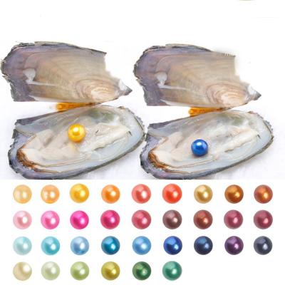 China 25 Color Round Prep Oyster 25 Color Natural Loose Pearl DIY Gift DIY DIY 6-7mm Freshwater Loose Pearl Decorations Vacuum Packing for sale