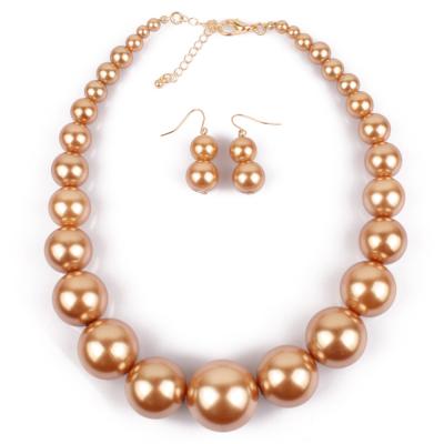 China Simple Vintage Fashion Personality Pearl Necklace For Women for sale