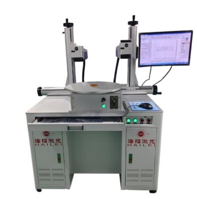 중국 20W 30W 50W 100W 광섬유 표시 레이저 이중 머리 광섬유 표시기 판매용