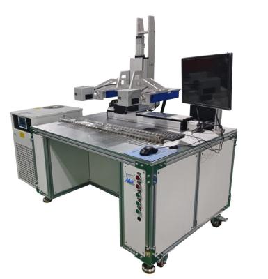 China 120W Double Head Laser Glass Cutting Machine 1055nm-1070nm Glass Laser Punching Machine for sale