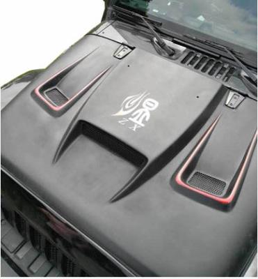 China Jeep JK Wrangler Windmill hood cover for sale