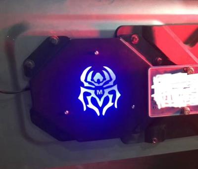 China Tailgate Vent Cover Plate for Wrangler JK 07+,Style:Spider with light,Skull haed with light for sale