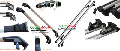 China Auto universal aluminum Cross Bar car travel luggage roof rack bars factory supply OEM available for sale