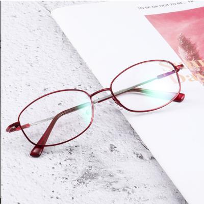 China For hot sale computer glass ladies frame memory glass business titanium alloy glasses frames simple and elegant ladies myopia glass frame for sale