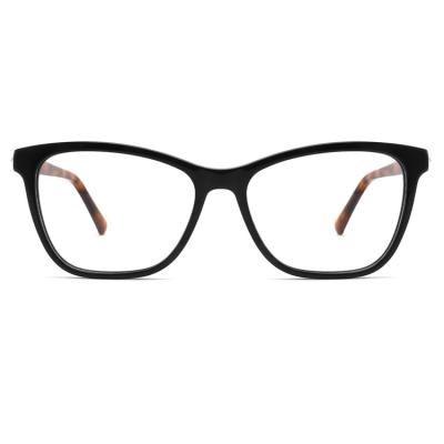 China For Computer Glasses Wholesale Cat Running Acetate Glass Frame Acetate Optical Eyewear Glasses Frame For Women Men for sale