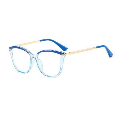 China Cheap Cateye TR Sight Blue Light Anti Blocking Optical Glass Frame For Women Computer Glasses for sale