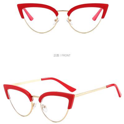 China 2022 Cateye Women's Cateye Glasses Women Computer Glasses Blue Light Fashion New for sale