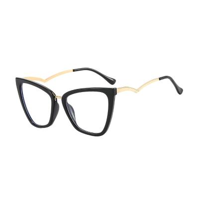 China 2022 Cateye Women Cateye Anti Sight Computer Popular Blue Light Glasses New Design for sale