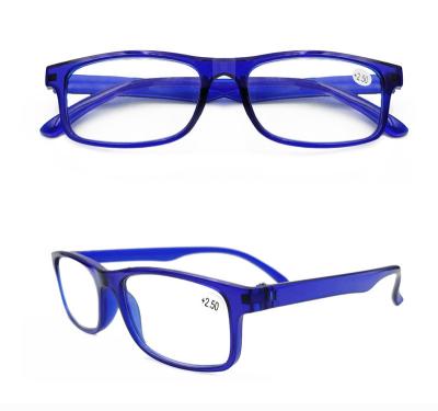 China 0.5 Dollar Thin Cheap Promotion Plastic Reading Glasses For Women Men for sale