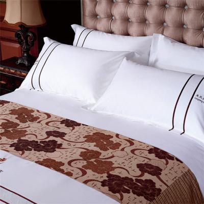 China Luxury White Bed Linen Nondisposable Sheet Hotel Bedding Set, White Hotel Bedding Line for sale