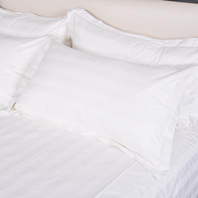 China Juntu supplier 100% sustainable COTTON sheraton hotel bars 5 star white pillow for sale