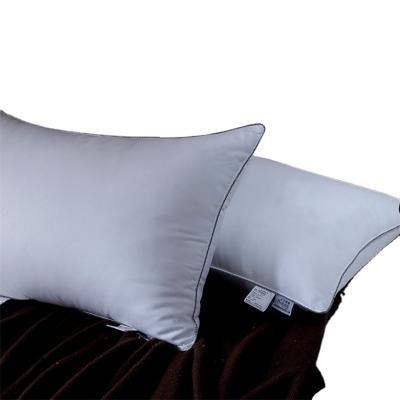 China Juntu Supplier Hilton Hotel Inflatable Pillow 100% cotton+5 start hotel goose pillow for sale