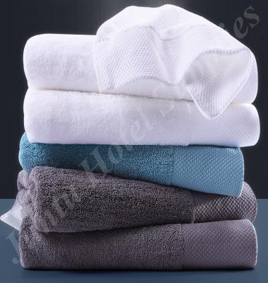 China Juntu Sustainable High Quality 100% Cotton Towels / Soft Towel Sets for sale