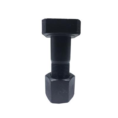 China High Strength DIN Bolt Tooth Thread Quality Stell Half Bolt External Hexagon Best Selling Black/Pure Color Stell, Iron stell 10000pcs for sale