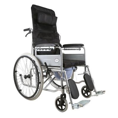 China Handicapped High Quality Steel Multi Purpose Wheelchair Manual Portable Wheelchairs For Handicapped Used for sale