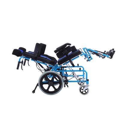 China Cerebral Palsy Children Manufactured Wheelchairs Hand Brake Manual Wheelchairs Cheapest Baby Wheelchair For Cerebral Palsy Children for sale