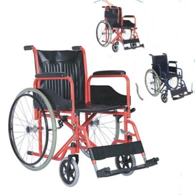 China Detachable Footrest Wheel Wheelchair Cheapest Healthcare Medical Use Wheelchair For Handicapped for sale