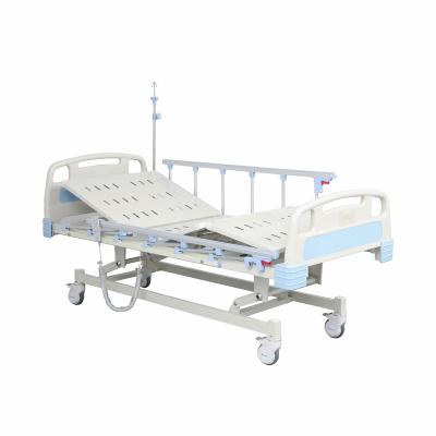 China Good price patient room ABS head and foot board electric icu hospital bed triple function electric patient bed for sale