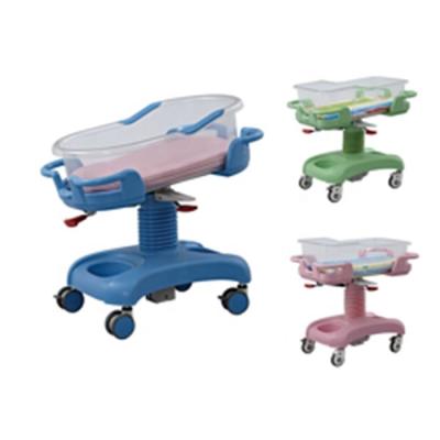 China Wholesale Children's Cribs Hospital Baby Crib Hospital Room Furniture ABS Two Function Baby Trolley Infant Crib Patient Infant Crib for sale